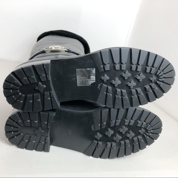 Versace Collection Made in Romania Black Boot Sz37 - Picture 8 of 8